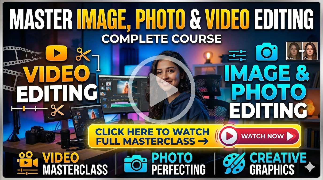 VIDEO & IMAGE Editing Online Course